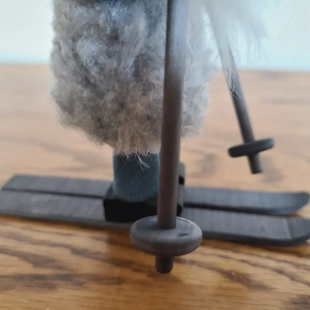 Butticki Swedish Tomte Gnome On Skis Made In Sweden Fabulously Festive Decor